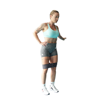 1. Patada lateral con banda